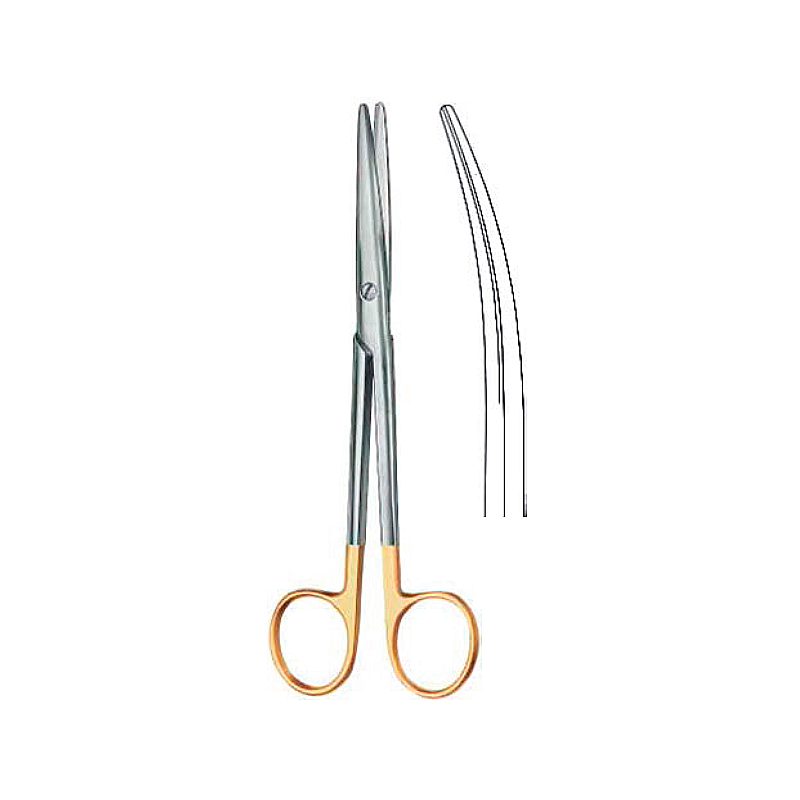 Ножиці дисекціонні Lexer (Лексер), вигнуті, лезо TC 16,0 см INSIDEMED